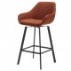 Set van 2 stoelen draaibaar werkblad Soft VeryForma Caramel Stof