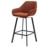 Set di 2 sedie piano di lavoro girevole Soft VeryForma Caramel Fabric