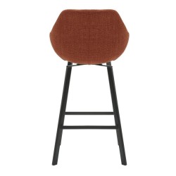 Set de 2 sillas de encimera giratoria Soft VeryForma Caramel Fabric