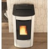 Belüfteter Pelletofen La Nordica Extraflame Sabry Prestige Line 7kW Elfenbein