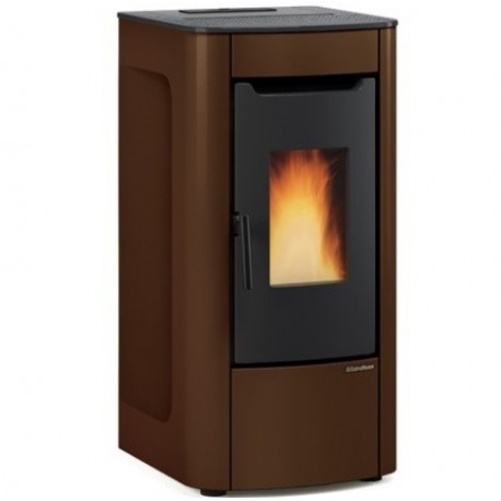 Fogão a pellets ventilado La Nordica Extraflame Sabry Prestige Line 7kW Preto