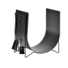 Diener und Holzhalter Ekiss Black Frosted Nineteen Design