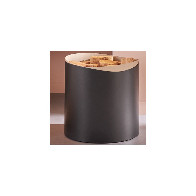 Holzregal Sahara Black Steel Frosted Nineteen Design Holzregal Sahara Black Steel Frosted Nineteen Design