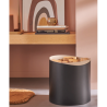 Rack de troncos Sahara Black Steel Frosted Nineteen Design