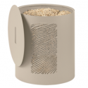 Stoccaggio pellet Dune Pierre des Sables Dixneuf Design