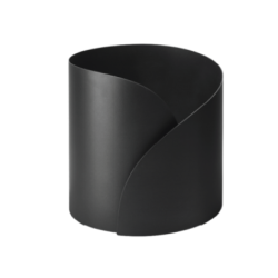 Log rack Frosted Black Petal Nineteen Design