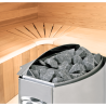 Holl's Eccolo 6-Sitzer-Sauna Komplettpaket 4,5kW Ofen und Steine inklusive