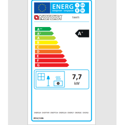 Poêle à bois La Nordica Extraflame Tahiti 9kW en fonte