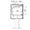 Ferlux Enya 90 central foot wood stove 11 kW