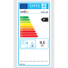 Ferlux Enya 100 central foot wood stove 12.5 kW