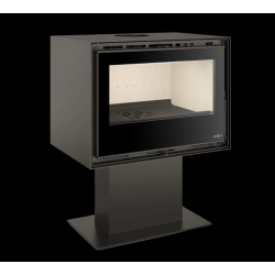 Ferlux Enya 80 central foot wood stove 9.6 kW