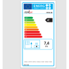 Ferlux Enya 80 central foot wood stove 9.6 kW