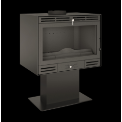 Ferlux Afar Cast Iron Wood-Based Stove with Pyre 15.9 kW