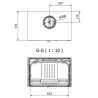 Poêle à Bois Ferlux Afar en Fonte pied central 15.9 kW
