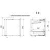 Insert à Bois Ferlux Teide 100 panoramique 12.5 kW turbo ventilé
