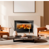 Ferlux Teide 100 pastilha panorâmica de 12,5 kW turboventilada a lenha