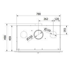 Ferlux Teide 80 Panoramic 9.6 kW Turbo Ventilated Wood Burning Insert