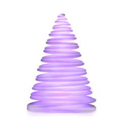 Chrismy Nano Vondom Multicolor Led RGB H26 Baum mit Batterie