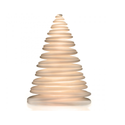 Chrismy Nano Vondom Multicolor Led RGB H26 Baum mit Batterie