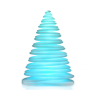 Chrismy Nano Vondom Multicolor Led RGB H26 Baum mit Batterie