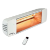 Heliosa HD 77 Radiante 2000W Aquecedor Rádio Controle Remoto Branco.