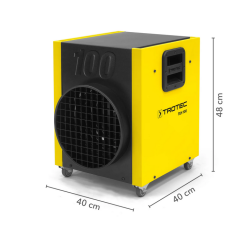 Trotec TEH 100 Riscaldatore elettrico da cantiere Potenza 18kW
