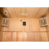 Zen steam sauna 3 places Complete pack 4.5kW Black Wall France Sauna