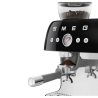 Smeg 50's Espresso Coffee Machine with Grinder Black Chrome