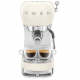 Smeg Cafetera Espresso Años 50 Crema Cromo