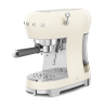 Smeg Espresso Coffee Machine 50's Cream Chrome