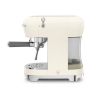 Smeg Espresso Coffee Machine 50's Cream Chrome