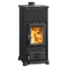La Nordica Emiliana Stahl 6,5kW Kaminofen anthrazit schwarz
