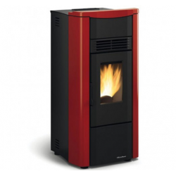 Extraflame Giusy Evo 2.0 7kW fogão a pellets ventilado Borgonha