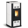 Extraflame Serafina Lux Evo 8kW Ventilated Pellet Stove White