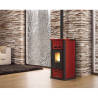 Estufa de pellets ventilada Extraflame Serafina Lux Evo 8kW Blanco