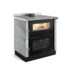 Cuisinière à bois La Nordica Verona XXL Petra 7kW pierre naturelle