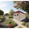 Holzblockhaus 28mm Danube Habrita 17m2