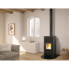 Poêle à bois récupérateur de chaleur La Nordica Concita 2.0 Steel 13kW Anthracite