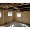 Abri de jardin en Bois madriers 42mm Nancy Habrita 20m2