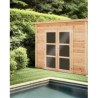 Poolhouse Log Shelter 28mm Bahia Habrita 10m2