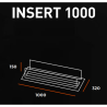 Quemador de bioetanol Infire 2L Insert 1000 con 2 paneles