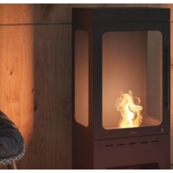 Infire 1L Insert 600 Bioethanol Burner with 2 Glass Units