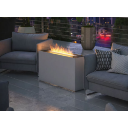 Infire Incoza 3 Bioethanol Stove with 3 Glazed Sides 3 kW Black