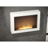 Infire Murall 800 Chimenea de Bioetanol con Vidrio 3 kW Blanco