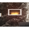 Infire Murall 1200 Chimenea de Bioetanol con Vidrio 3 kW Blanco