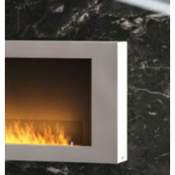 Infire Murall 1200 Bioethanol-Kamin mit Glas 3 kW Weiß