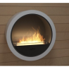Chimenea de Bioetanol Incyrcle Infire con Vidrio 2 kW Blanco