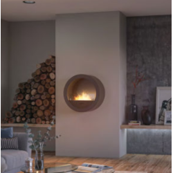 Infire Incyrcle Bioethanol-Kamin mit Glas 2 kW Schwarz