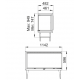 Bronpi Cairo 110-D 2-Window Wood Insert Rechts Zijzicht 15kW