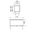 Bronpi Cairo 110-D Inserto in legno a 2 vetri lato sinistro Vision 15kW